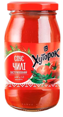 Соус Хуторок Чилі пастеризований 460 г